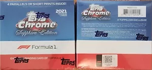 2021 Topps Chrome Sapphire Formula 1 F1 Racing Factory Sealed Hobby Box - Bild 1 von 1