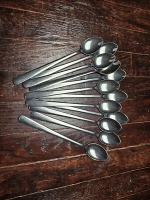 Vajilla Mundial Brandware #258 Cucharas de té helado/helado... 12 piezas. 8" de largo. Foto 1 de 2