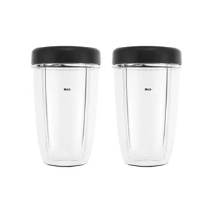 2Pcs/Set Replacement Blender Cups 24oz for Nutribullet Pro 900w & 600w Serise - Picture 1 of 13
