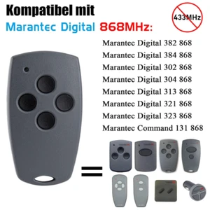 Garagentoröffner Hansender für 868MHz Marantec Digital 304/384/302/313/321/323 - Bild 1 von 3
