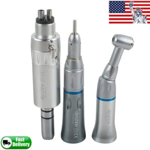 Denshine 56L/min Dental Slow Low Speed Handpiece Push Button 4H Straight Cone - Picture 1 of 12