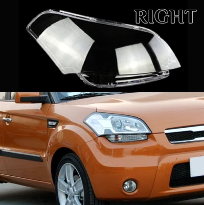 Cubierta de lente transparente para faro derecho carcasa de reemplazo con sellador para Kia Soul 2010-2013 Foto 1 de 4