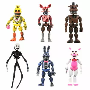 6Pcs FNAF Fünf Nächte bei Freddys Bär 6" PVC Action Figur Modell Kinder Spielzeu - Bild 1 von 8