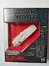 Star Wars Black Titanium Series First Order Transporter  14 The Force Awakens