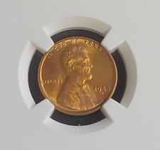 1945 D Lincoln Penny MS 65 RD NGC