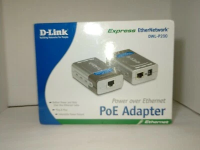 D-Link DWL-P200 Express EtherNetwork Power over Ethernet PoE Adapter New in Box - Image 1 of 4