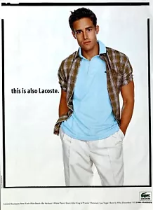 1997 LACOSTE "This Is Also Lacoste" Photo by Gilles Bensimon Original PRINT AD - Picture 1 of 1