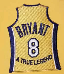 Kobe Bryant A TRUE LEGEND bestickter Sport Patch ca. 2,75 x 3,5" - Bild 1 von 2