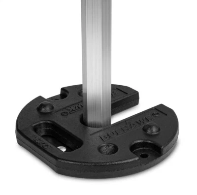 SET OF 4 BULHAWK® 10KG HEAVY DUTY IRON STEEL POP UP GAZEBO LEG WEIGHTS PLATES - Image 1 of 4
