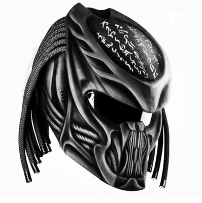 NUEVO DISEÑO CASCO PREDATOR PERSONALIZADO ESTILO ALIEN (CERTIFICADO DOT & ECE) Foto 1 de 4