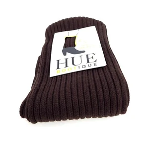 Hue Boutique 207 Expresso Leg Warmer Super Long Ribbed 100% Acrylic USA Seller - Picture 1 of 11