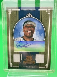 2005 DONRUSS DIAMOND KING CROWNING MOMENTS DONTRELLE WILLIS 02/10 #94 AUTO - Picture 1 of 11