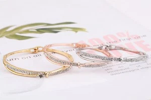 Brazalete de diamante de lujo Viena - placa de cristal de estrás - Imagen 1 de 4