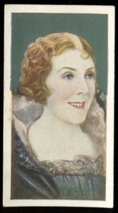 Tobacco Card, Godfrey Phillips, FILM FAVOURITES, 1934, Cicely Courtneidge, #35