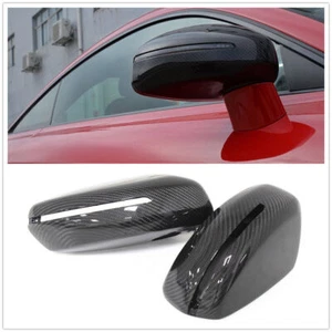 For Audi TT R8 TTS TTRS Carbon Fiber Black Mirror Cover Replacement - Bild 1 von 10