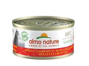Almo Nature Adult Natural Huhn & Garnelen 24 x 70g - Bild 1 von 1