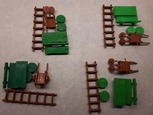 ACCESSORI PUFFI SMURF da BARBAPUFFO 40030 PLAY SET 1 LOT  4 VARIATIONS VARIANTI  - Imagen 1 de 3