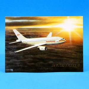Cartolina Interflug | aereo Airbus A 310 | 1989 circa | immagine e casa Reichenbach L - Foto 1 di 1