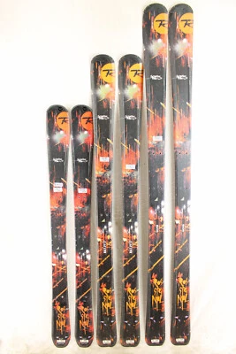 Esquís para niños Rossignol Jr Scimitar 16-17 usados, 3 pares 150 cm, 130 cm, 110 cm #549032 Foto 1 de 2