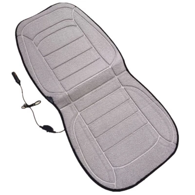 Funda Cojín Asiento Coche 12V Lana Cordero Silla Calefacción Calentador Almohadilla Alfombrilla Para Frío Invierno Foto 1 de 4