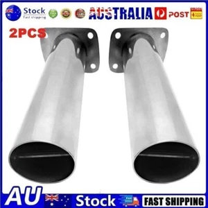 30 Degree Fishing Rod Holder x 2 Stainless Steel Flush Mount Polished narrow top - Picture 1 of 10