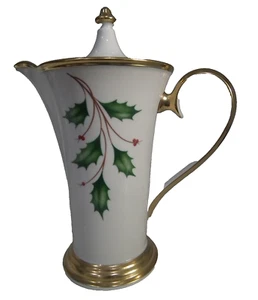 Vintage Lenox Tee/Kaffeekanne & Deckel aus der Urlaub (Dimension) Kollektion 11-3/8" - Bild 1 von 17