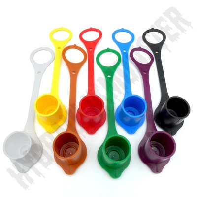 HYDRAULIKMONSTER® Staubschutz Kappe Hydraulik Kupplung für Stecker BG3 Schutzkappe Stopfen hart