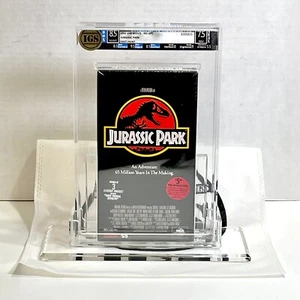 JURASSIC PARK VHS Tape Sealed 1993 First Print No UPC Barcode IGS Graded 8.5/7.5 - Picture 1 of 11