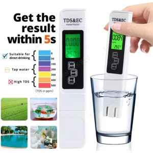 TDS Meter Digital Water Quality Tester Testing Kits for Drinking Water 0-9990ppm - Picture 1 of 15