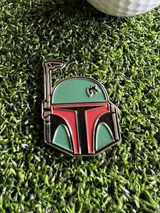 Golfball Marker Boba Fett und magnetischer Hutclip USA Verkäufer Kopfgeldjäger - Bild 1 von 2