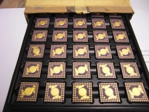 25pcs FC262 0UT AB00729ABAA 9672 CPGA GOLD ALCATEL- CIT, National SC. - Picture 1 of 2