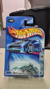 2004 Hot Wheels Roll Patrol Scorchin' Scooter #194 Blue Motorcycle NEW NOS C15 - Picture 1 of 2
