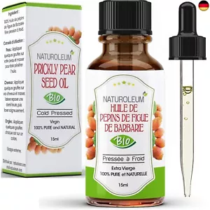 Bio Kaktusfeigenkernöl 100% Rein und Natürlich - Kaltgepresst, Extra Natives Öl - Bild 1 von 8