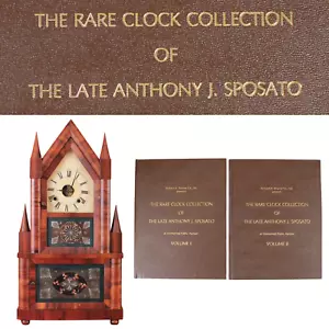 SELTENE UHREN Sammlung 2 Bände Auktionskatalog SPOSATO Horologie Halterung Regal hoch - Bild 1 von 9