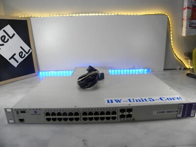 ALCATEL-LUCENT OmniSwitch OS6850-24 24 Port Gigabit 1GbE Switch + 4x SFP UK #G6 - Image 1 of 4