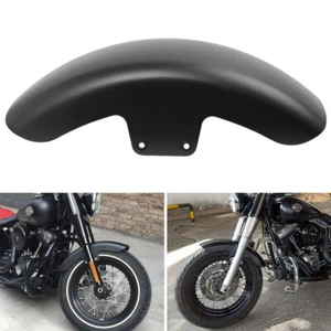 Guardabarros delantero corto para Harley Softail Slim FLS 2012-2017 negro mate - Imagen 1 de 12