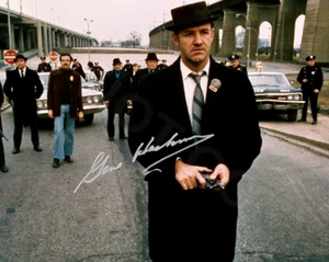 Gene Hackman foto autografata 8x10 firmata ristampa film The French Connection - Foto 1 di 1