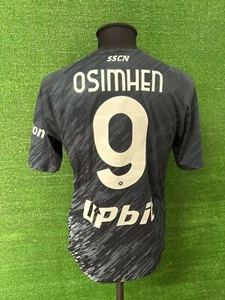 Maglia Napoli OSIMHEN Match Issue Worn Preparat Indossata Shirt Jersey Nigeria - Imagen 1 de 6