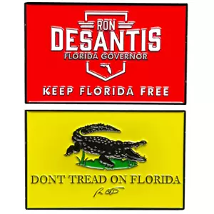 Governor Ron DeSantis Keep Florida Free 2022 2024 Campaign Challenge Coin Don't - Picture 1 of 1