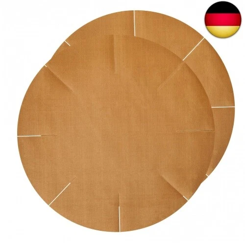 Dauerbackfolie 2er Set, Backpapier Springform, Premium Dauerbackfolie rund, - Bild 1 von 4