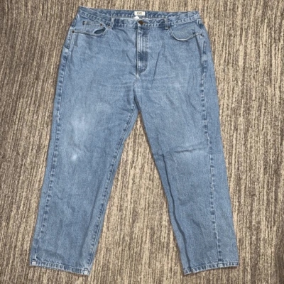 Pantalones de mezclilla Cutter & Buck para hombre talla 42x30 azul lavado claro 100 % algodón Foto 1 de 4