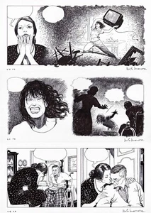 MILO MANARA - Tavola originale Gli occhi di Pandora p.4 - Imagen 1 de 1