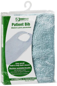 BIB TERRYCLOTH BLUE 18X30  - Picture 1 of 1