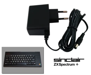 Alimentation pour Sinclair ZX Spectrum+ - Cable 2m - Adaptateur Secteur Plus - Afbeelding 1 van 2
