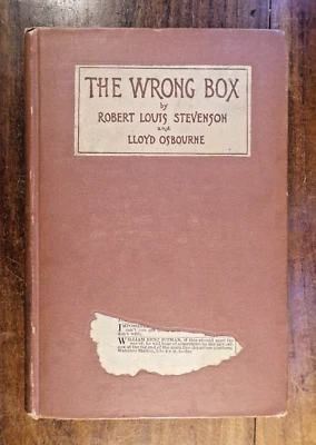 Robert Louis Stevenson & L. Osbourne  The Wrong Box  1889  1st/1st  Scribner's Foto 1 de 4