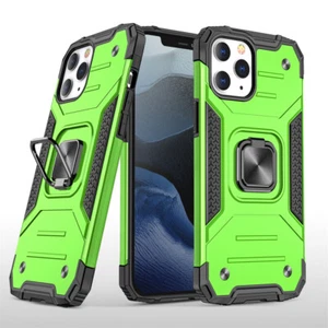 Funda protectora con soporte de anillo resistente resistente resistente a prueba de golpes para iPhone 12 Pro Max mini - Imagen 1 de 54