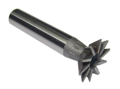 RDGTOOLS HBM MYFORD 1/2 X 45 DIAMETER DOVETAIL CUTTER 45° ANGLE HSS MILLING CUTTERS RDGTOOLS