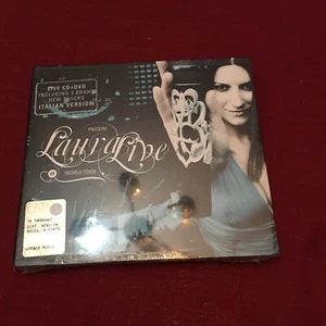 Laura Pausini World Tour Live CD + DVD Italian Version 2009 Warner Music - Foto 1 di 6