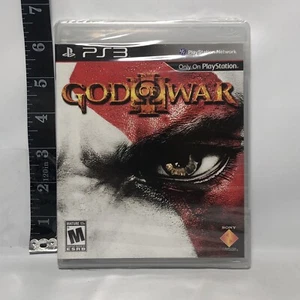 God of War III Etiqueta Negra (Sony Playstation 3 PS3) Sellado de Fábrica Pliegues en Y - NUEVO - Imagen 1 de 11