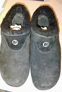 Merrell Women's Encore Ice Slip-on Shoe, Black Suede Leather, Size 9 M - Picture 1 of 9
